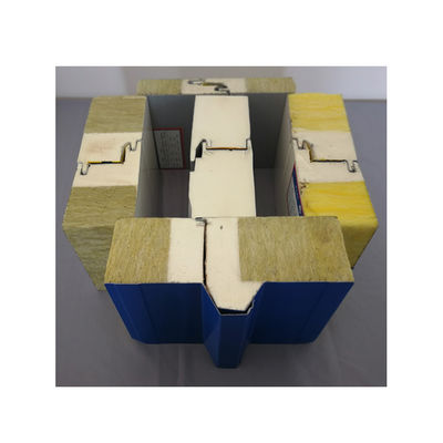 64kg/M3 150mm Glasswool Sandwich Panel Customized Length Modern