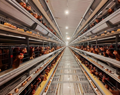 Prefabricated Steel Structure Building Chicken Shed Poultry Farm For Chicken Farms