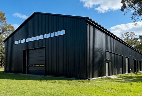 Steel Structure Building Large Span Warehouse for Industrial Storage and Logistics Warehouse Storage