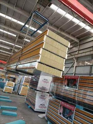 Fireproof Innovative Technology Rockwool Sandwich Panel For Outdoor Office