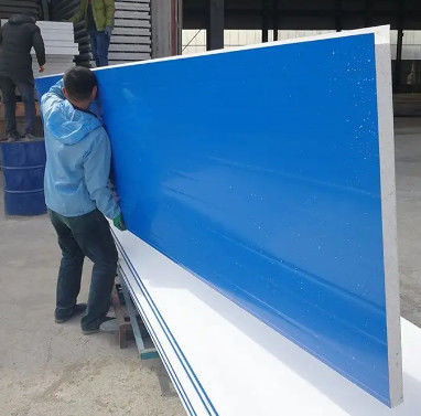 Pu insulated polyurethane sandwich exterior wall panel for cold storage warehouse PIR roof and wall panels