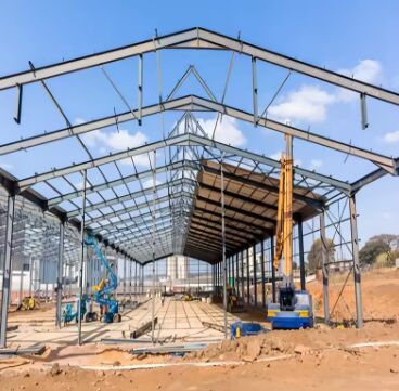 High Quality Steel Structure Warehouse Prefabricated Warehouse Steel Frame Galvanized Industrial Plant Shed