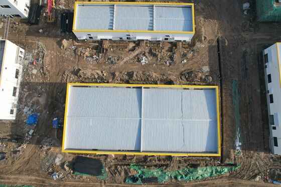 Tragbares, zerlegtes Metallbauset, Industriewerkstatt, Frachtlagerhaus, Fabrikausstellungsraum, Materialstapelplatz im Freien