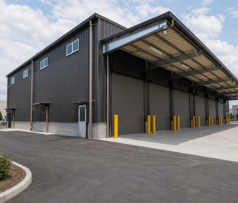 China Low Cost Prefab Light Steel Structure Nave Industrial Metal Frame Prefabricated Structure Building Workshop Warehouse