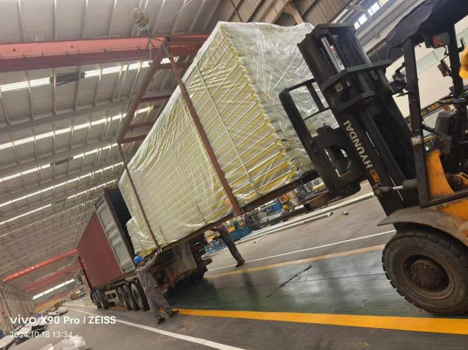 Steel structure packing – bolts and fittings in export plywood cases